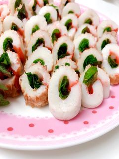 ちくわのシソ梅肉巻(*^^)-レシピのメイン写真