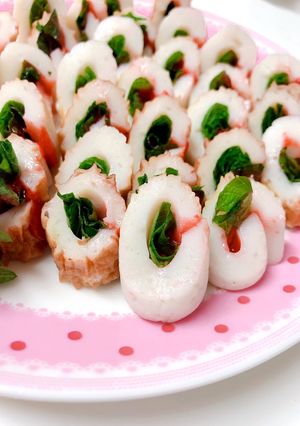 ちくわのシソ梅肉巻(*^^)-レシピのメイン写真