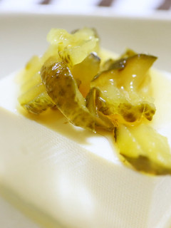 【20秒】豆腐のピクルス乗せ-レシピのメイン写真