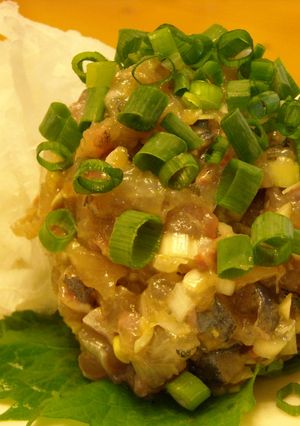 ✿アジのたたき(味噌入り)✿-レシピのメイン写真