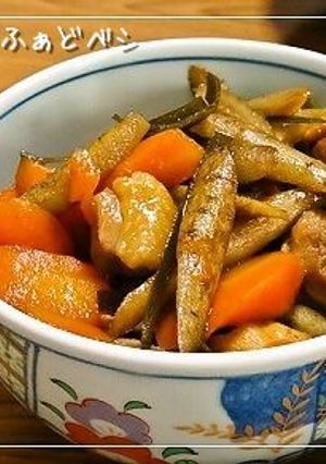 鶏ごぼうのこっくり炒め煮!!-レシピのメイン写真