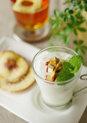 プルプル食感が◎ドライフルーツヨーグルト-レシピのメイン写真