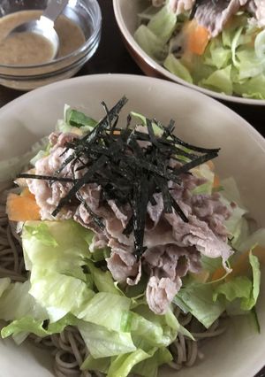 簡単サラダ蕎麦-レシピのメイン写真