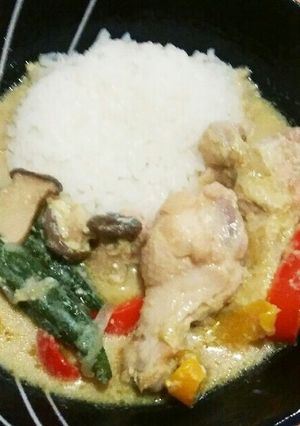 豆乳で健康な夏？スパイシーグリーンカレー-レシピのメイン写真