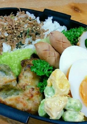 お弁当 簡単カボチャサラダ-レシピのメイン写真