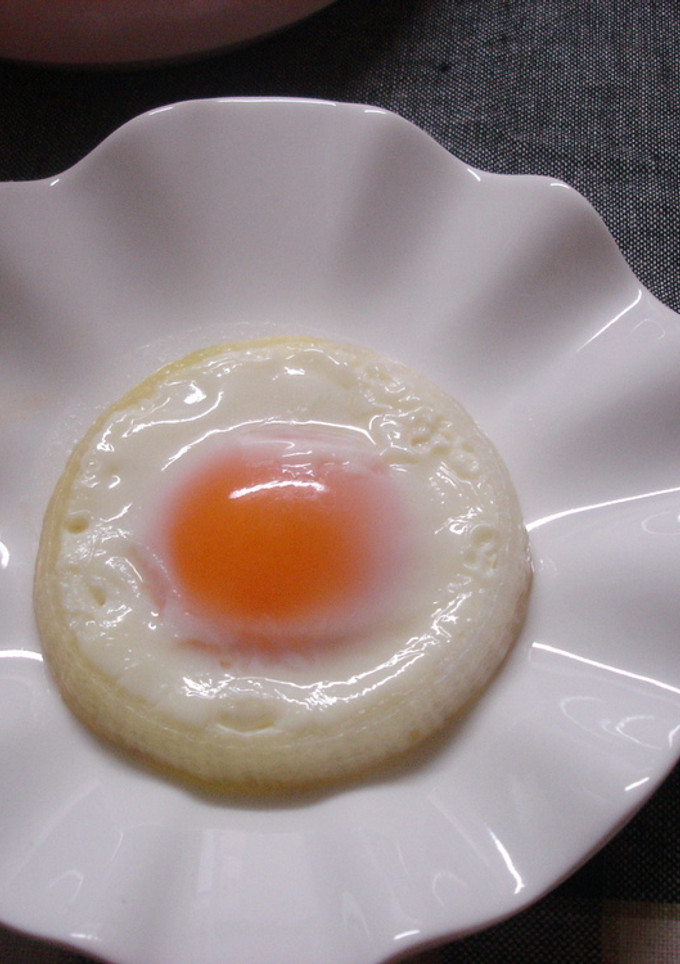 型ごと食べられる！まん丸☆目玉焼き-レシピのメイン写真