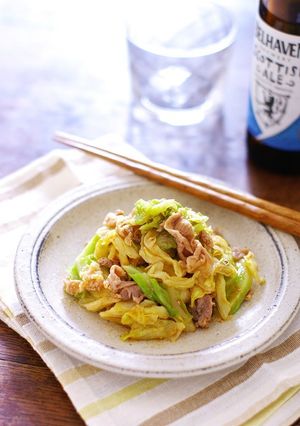 エスニック風キャベツと豚肉のレンチン炒め-レシピのメイン写真