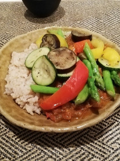 夏野菜トマトカレー-レシピのメイン写真