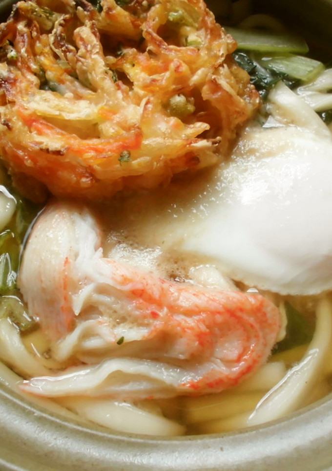 夏の鍋焼きうどん！題して、夏焼うどん♪-レシピのメイン写真