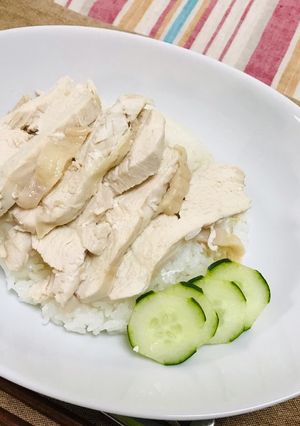 簡単炊飯器でカオマンガイ-レシピのメイン写真