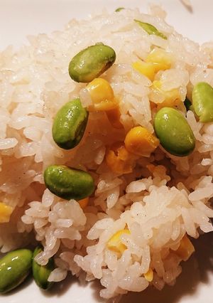 枝豆とコーンの混ぜご飯♪覚え書き-レシピのメイン写真