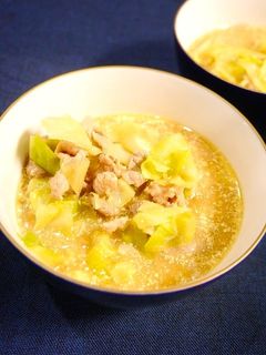 簡単!お味噌汁☆肉キャベツの味噌炒め味-レシピのメイン写真