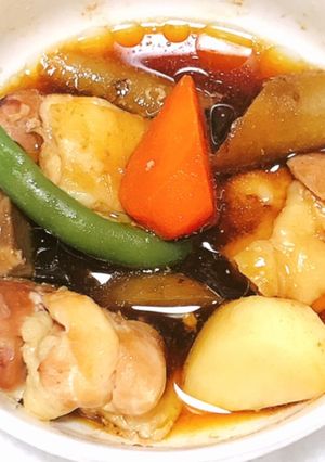 レンジで一人分筑前煮-レシピのメイン写真