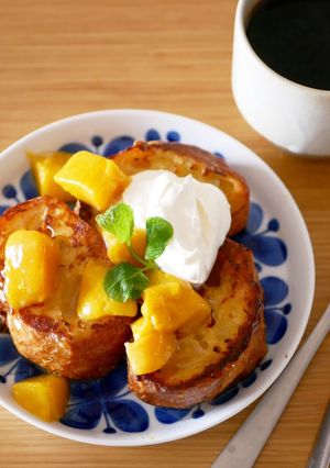 冷凍バゲットで絶品フレンチトースト-レシピのメイン写真