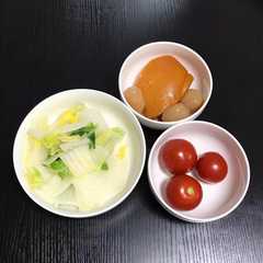 白菜の牛乳煮（ささみ.玉こん.トマト）-レシピのメイン写真