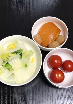 白菜の牛乳煮（ささみ.玉こん.トマト）-レシピのメイン写真
