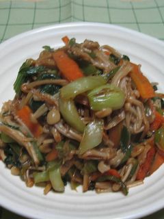 青梗菜とえのきのオイスター炒め-レシピのメイン写真
