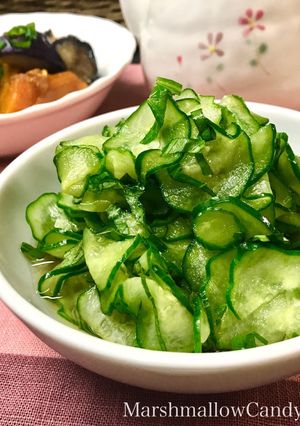 簡単♡紫蘇とキュウリの爽やか酢の物♡-レシピのメイン写真
