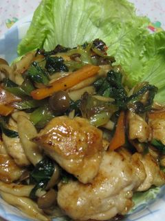 鶏胸肉&チンゲンサイの中華炒め-レシピのメイン写真
