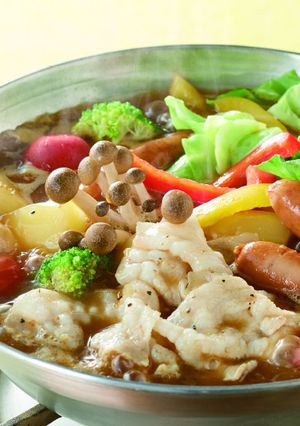 旨味だしで作る！ジンジャーカレー鍋-レシピのメイン写真