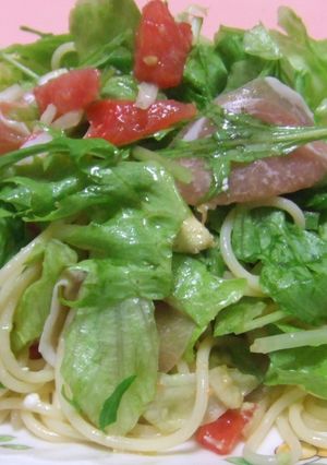 簡単ヘルシー♪サラダパスタ！！-レシピのメイン写真
