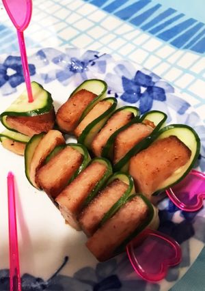 スパムときゅうりの簡単ピンチョス-レシピのメイン写真