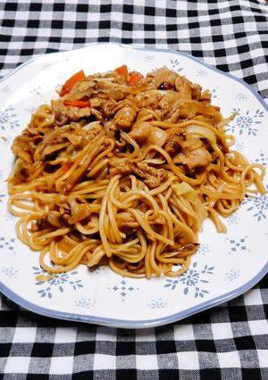 我が家の焼きそば-レシピのメイン写真