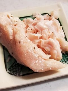 洗い物なし!! 超しっとりサラダチキン♡-レシピのメイン写真