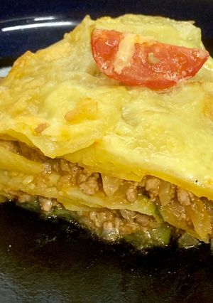 ズッキーニとジャガイモの重ね焼き！-レシピのメイン写真