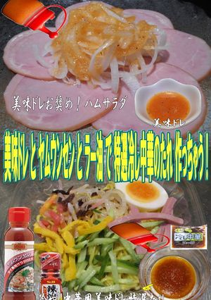美味ドレとヤムウンセンラー油で冷やし中華-レシピのメイン写真