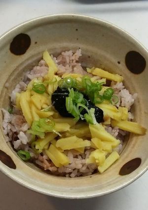 さつまいもと岩のり佃煮丼-レシピのメイン写真
