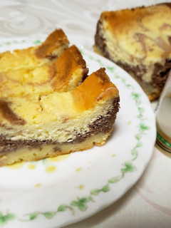 マーブルチーズケーキ(米こうじの甘酒入)-レシピのメイン写真