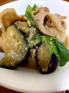 ナスと豚肉の味噌炒め-レシピのメイン写真