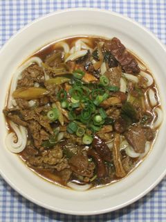 NHK☆乾燥キノコたっぷりのカレーうどん-レシピのメイン写真