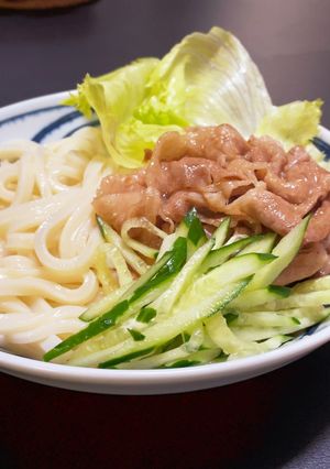 冷やし肉うどん-レシピのメイン写真