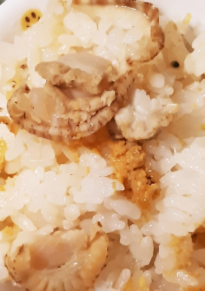 ウニとホタテの炊き込みご飯-レシピのメイン写真