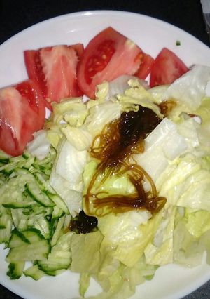 私の好きな野菜サラダ-レシピのメイン写真