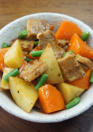 豚ばら肉とじゃがいものロースト-レシピのメイン写真