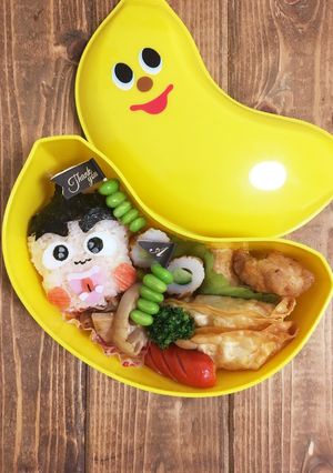 懐かしのおぼっちゃまくん簡単キャラ弁-レシピのメイン写真