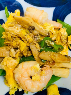 簡単!ソースで味付けえび炒め-レシピのメイン写真