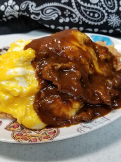豚のしょうが焼きでデミオムライス❤️-レシピのメイン写真