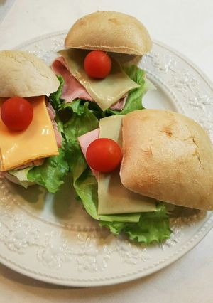 コストコ チャバタ？ サンドイッチ-レシピのメイン写真
