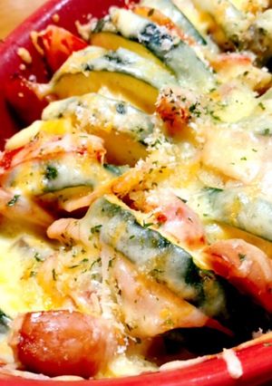 ズッキーニとトマトのチーズ焼き *☻*-レシピのメイン写真