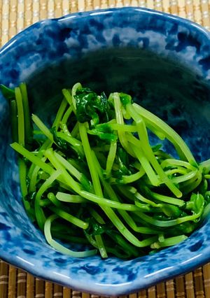 超ー簡単！豆苗のおひたし-レシピのメイン写真