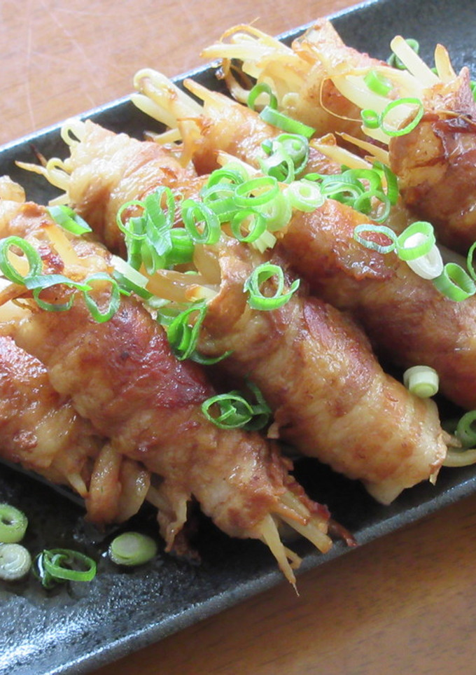 豚バラ肉のもやし巻き　照り焼き仕立て-レシピのメイン写真