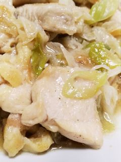 鶏むね肉のネギ塩炒め-レシピのメイン写真