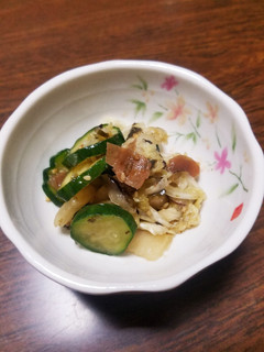 白菜とキュウリのさっぱり浅漬け(梅風味)-レシピのメイン写真