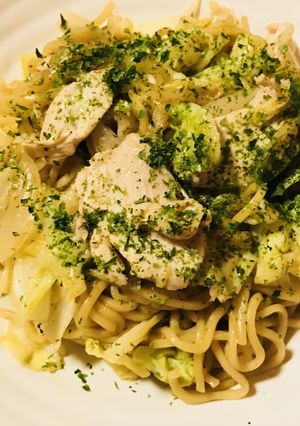 鶏肉の薄切り焼きそば●オイスターソース味-レシピのメイン写真