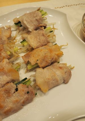 豚肉のピリ辛もやしきゅうり巻き-レシピのメイン写真