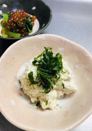 シャキシャキ食感★玉ねぎとネギの白和え-レシピのメイン写真